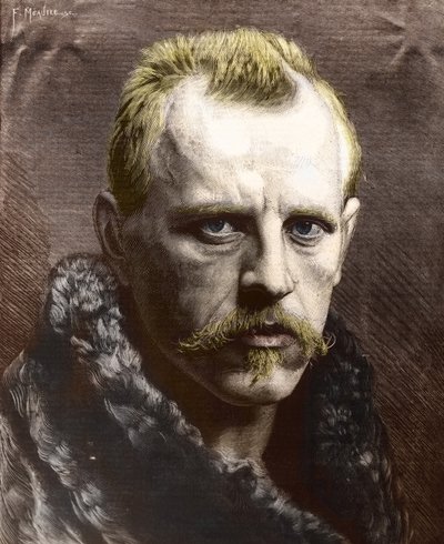 Portrét Fridtjofa Nansena (1861-1930) (rytina) od Unknown photographer
