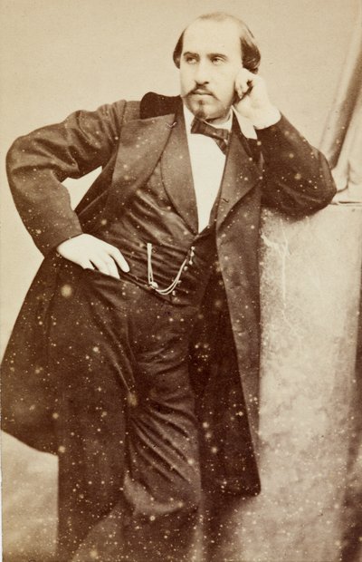 Portrét Gabriela Faurého, kolem roku 1860 (č/b foto) od Unknown photographer