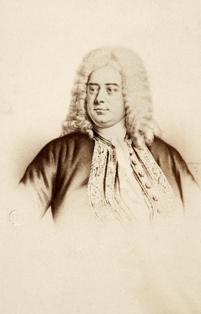 Portrét George Frideric Händel od Unknown photographer