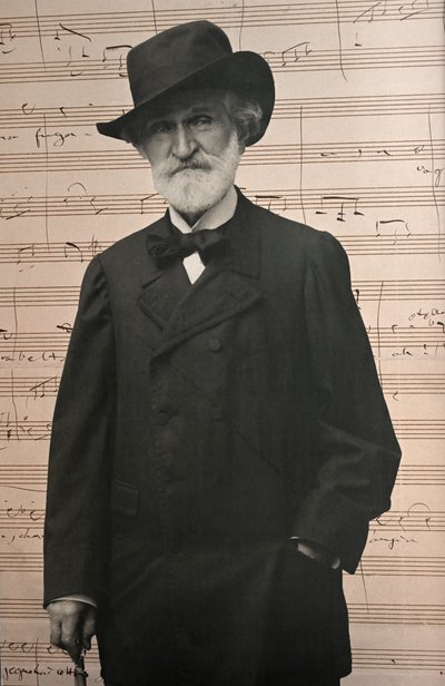 Portrét Giuseppe Verdiho (foto) od Unknown photographer