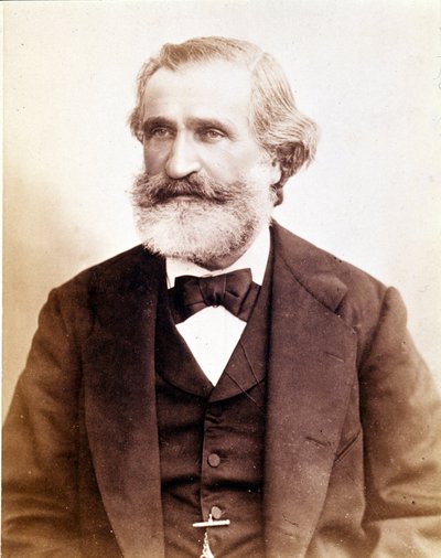 Portrét Giuseppe Verdiho kolem roku 1870. Museo della scala z Milána od Unknown photographer