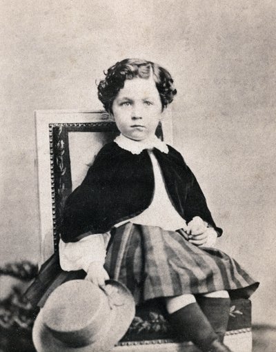 Portrét císařského prince Evžena Ludvíka Napoleona Bonaparta (1856-1879), syna Napoleona III. Anonymní fotografie pořízená ve Fontainebleau v červnu 1860 od Unknown photographer