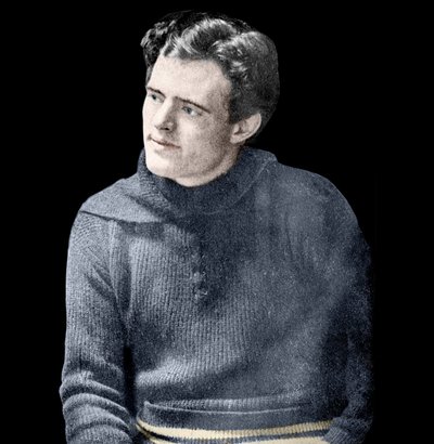 Portrét Jacka Londona (1876-1916), amerického romanopisce. od Unknown photographer