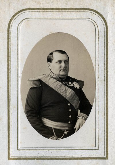 Portrét Napoleona Jeroma (Napoleon-Jerome) Bonaparte (1822-1891). od Unknown photographer
