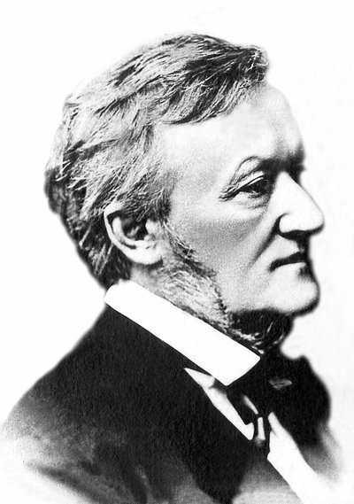 Portrét Richarda Wagnera (1813-1883), německého skladatele. od Unknown photographer