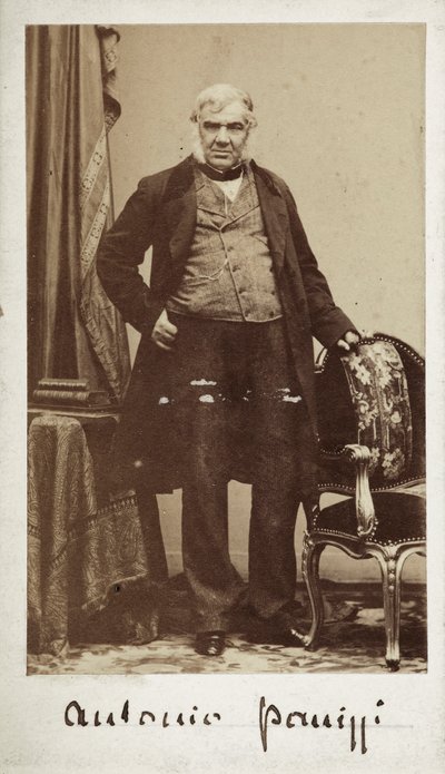 Portrét senátora Antonia Panizziho (1797-1879), ředitele knihovny Britského muzea od Unknown photographer