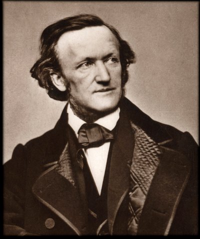 Portrét skladatele Richarda Wagnera (1813-1883) - Portrét Richarda Wagnera (1813-1883), německého skladatele. od Unknown photographer