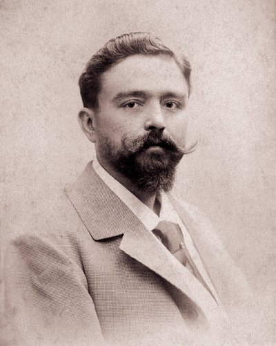 Portrét skladatele a klavíristy Isaaca Albenize (1860-1909) ve věku 35 let. Fotografie z roku 1895. Madrid. Albenizova nadace. od Unknown photographer