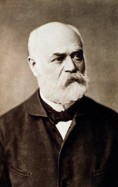 Portrét anglického skladatele Adolpha von Henselt (1814-1889) Fotografie. 19. století. Bologna, civilo museo musico od Unknown photographer