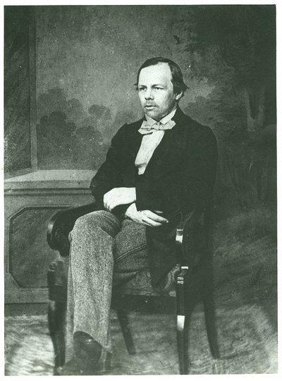 Portrét autora Fjodora Michajloviče Dostojevského (1821-1881), Anonym od Unknown photographer
