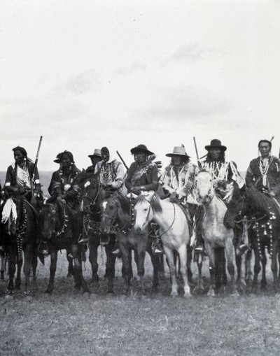 Prairie Indians, Kanada, konec 19. století. od Unknown photographer