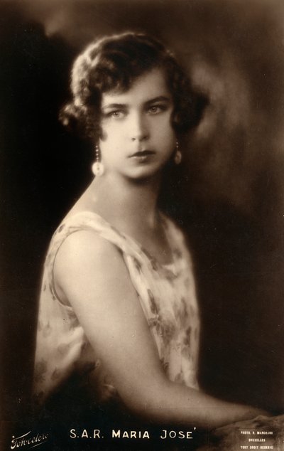 Princezna Maria Jose (1906-2001) od Unknown photographer