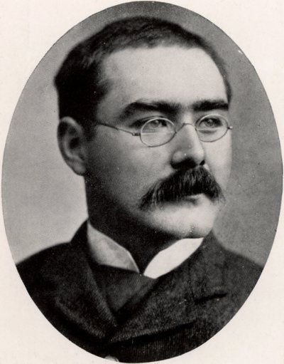 Rudyard Kipling (1865-1936) anglický novinář, prozaik a básník (tisk) od Unknown photographer