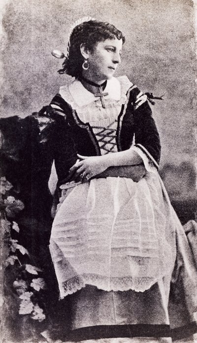 Teresina Brambilla (1845-1921) v divadelním kostýmu od Unknown photographer