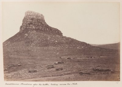 Bitevní pole Isandlwana od Unknown photographer