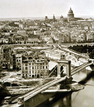 Velká díla Paříže: piercing Rue du Bellay od Unknown photographer