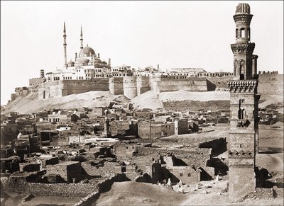Pohled na Káhiru, fotografie kolem roku 1870. od Unknown photographer