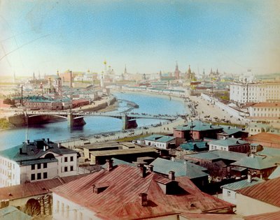 Pohled na Moskvu od Unknown photographer