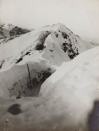 První světová válka: horská krajina od Unknown photographer