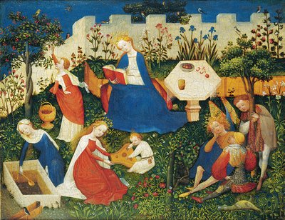Malá rajská zahrada od Upper Rhenish Master