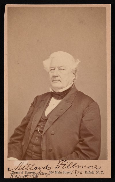Portrét Millarda Fillmorea 1800-1874, 4. ledna 1870. od Upson and Simson