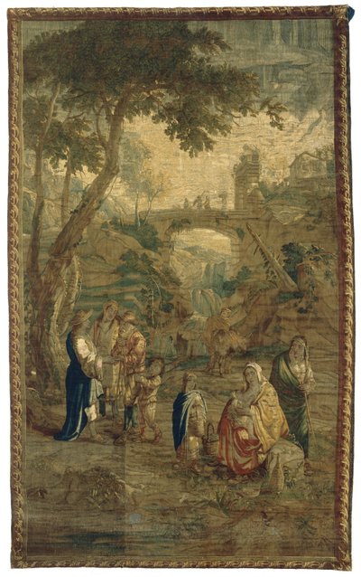 věštkyně Lidový život do Teniers (název série) od Urbanus Leyniers