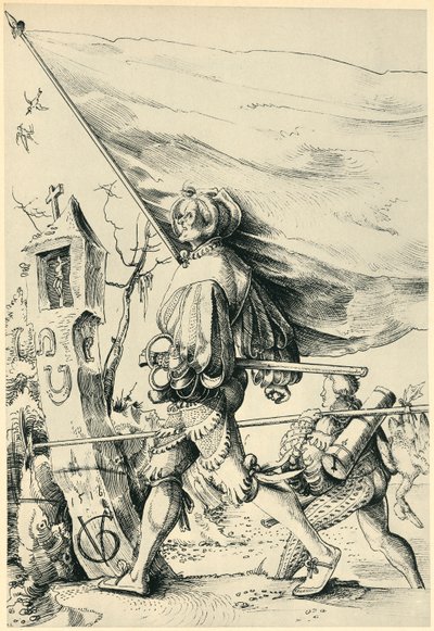 Žoldáci, 1516, 1943. od Urs Graf