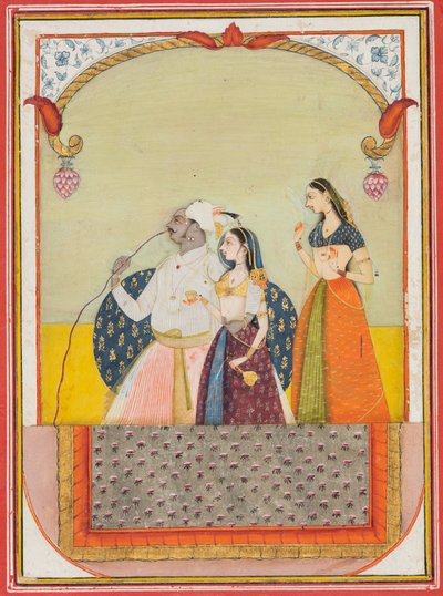 Maharaja Shri Anand Singhji a jeho koncert, 1729. od Ustad Murad