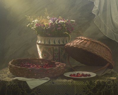 Venkovské zátiší s třešněmi od UstinaGreen