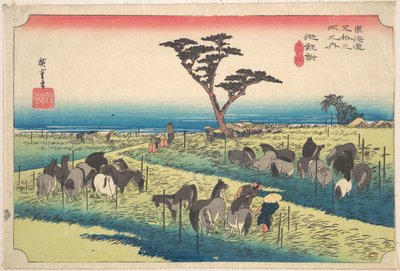 Chiryu, Shuka Uma Ichi od Utagawa Hiroshige