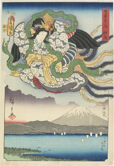 Ejiri, August 1854 od Utagawa Hiroshige