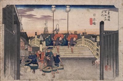 Padesát tři etapy silnice Tókaidó od Utagawa Hiroshige