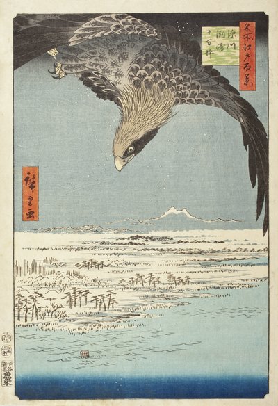 Fukagawa Susaki a Jūmantsubo od Utagawa Hiroshige