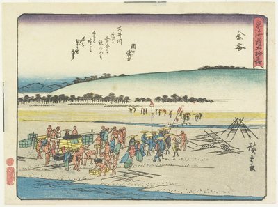 Kanaya, 1837-1844 od Utagawa Hiroshige