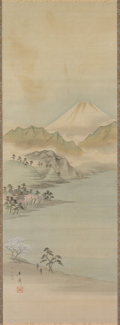Jezero Suwa od Utagawa Hiroshige
