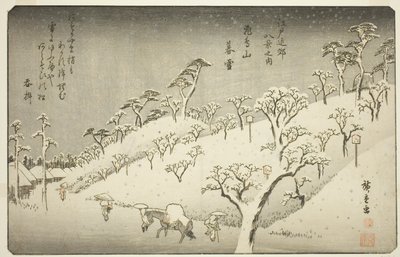 Lingering Snow at Asukayama (Asukayama no bosetsu), from the series "Eight Views in the Environs of Edo (Edo kinko hakkei no uchi)"   1276186   cs       czech Successfully Translated  Original: Across the Fields Translat: Across the Fields 1304166 cs czech od Utagawa Hiroshige
