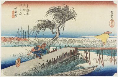 Visible Ver, Yokkaichi, c. 1833 od Utagawa Hiroshige