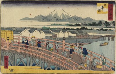 Most Nihonbaši, 1830-1858 od Utagawa Hiroshige