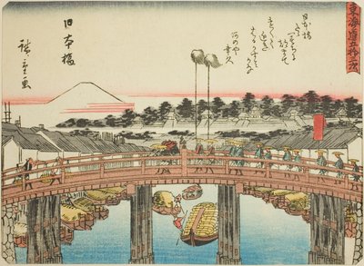 Nihonbashi, ze série ``padesát tři zvuků S tachi s te urbanity (městský stupeň vedle hlavní hory),