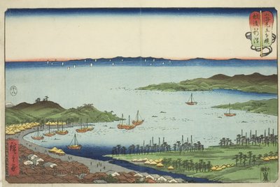Echigo Niigata – provincie Echigo (Echigo Niigata) – provincie Echigo (Echigo Niigata) od Utagawa Hiroshige