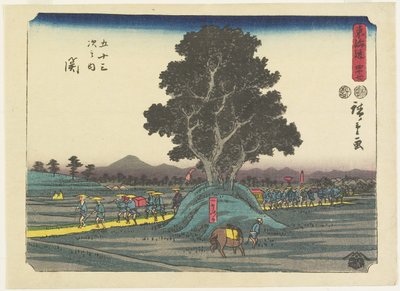 č.47 Sek, 1847-1852 od Utagawa Hiroshige