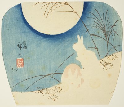 Králíci v měsíčním světle od Utagawa Hiroshige