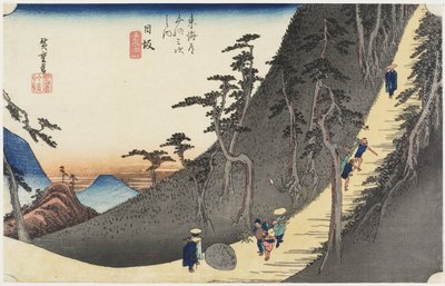 Sayo Mountain Pass, Nissaka, c. 1833 od Utagawa Hiroshige