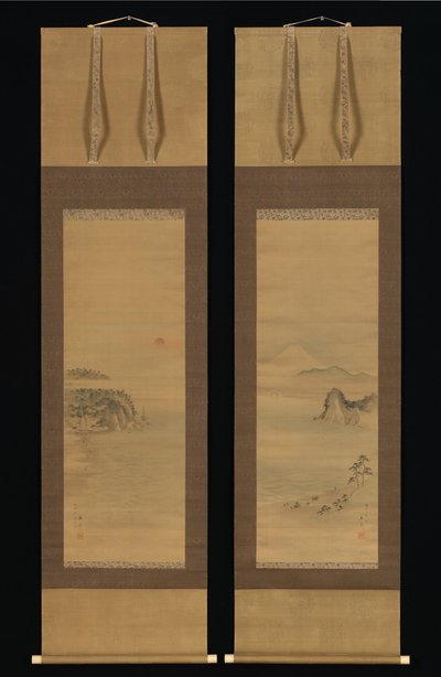 Shichirigahama und Enoshima od Utagawa Hiroshige