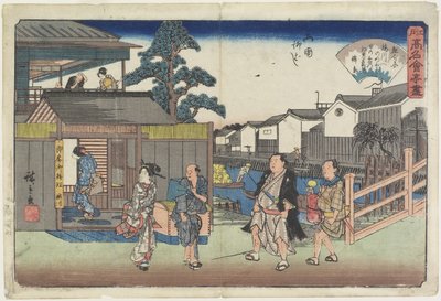 Umegawa ve společnosti Yanagibashi Inryo _ Very, c. 1835-1842 od Utagawa Hiroshige
