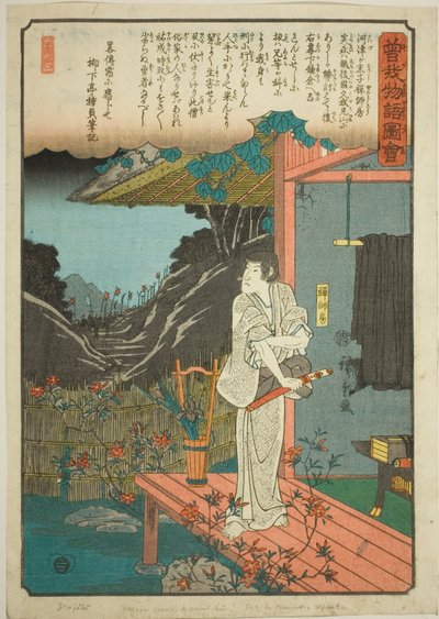 Zenjibo, ze série „Ilustrovaný příběh bratří Soga (Soga monogatari zue)“ od Utagawa Hiroshige