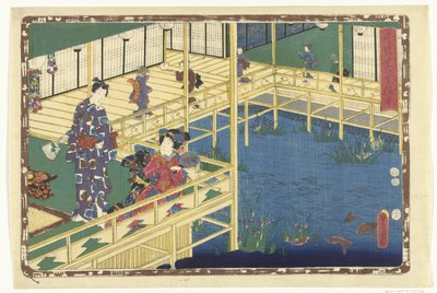 Kapitola 50 True Images of the Splendid Prince (název série) Sono sugata Hikaru no utsushi-e (název série na objektu) od Utagawa Kunisada (I)