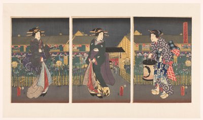 Irissen Inn Boei zensei hanashobu no zu od Utagawa Kunisada (I)