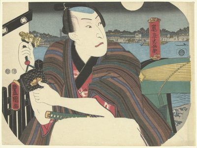 Samuraj u řeky od Utagawa Kunisada (I)