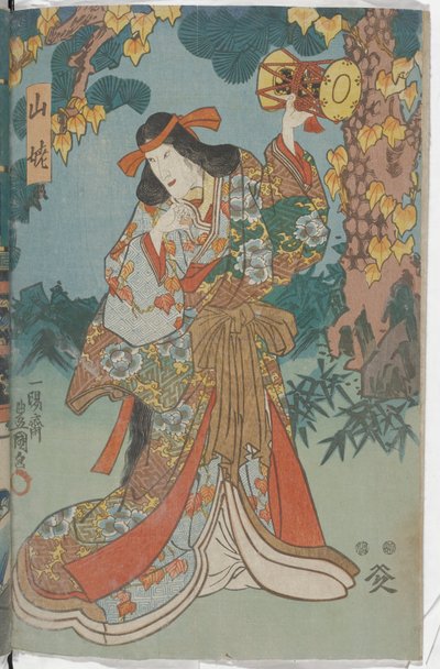 Horská čarodějnice od Utagawa Kunisada